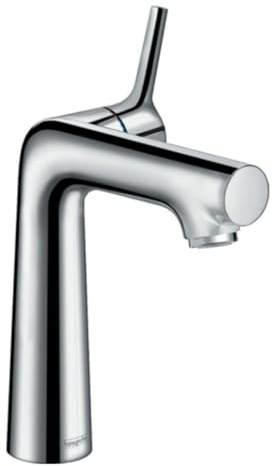 hansgrohe Wasserhahn Talis S (Armatur mit Auslauf Höhe 140mm und Zugstangen-Ablaufgarnitur) Chrom