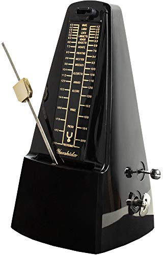 Metronom Mechanisch Musik Zubehör - Creatov Mechanical Metronome Piano Klavier Gitarren Metronom Gitarren Zubehoer E Gitarre Schlagzeug Beat Tempo & Takt Musiker Utensilien