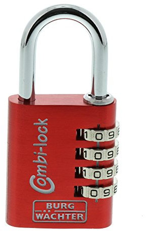 Burg Wächter Verstellbares Zahlenschloss, COMBI 88 40 FUN SB, 40 mm