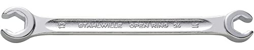 STAHLWILLE Nr. 24a Offener Doppelringschlüssel abgew. OPEN-RING Schlüsselweite 5/16 x 3/8 L.145 mm