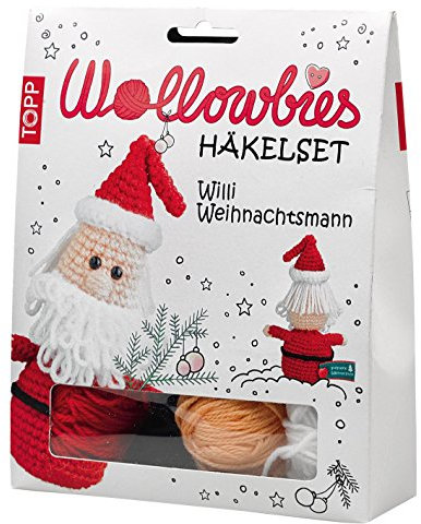 Wollowbies Häkelset Willi Weihnachtsmann: Anleitung, Steckbrief und Material für einen tollen Weihnachtsmann