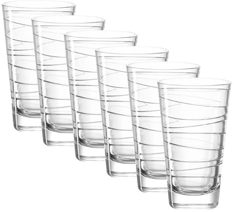 Leonardo Longdrinkbecher 'Vario Struttura' 6-er Set