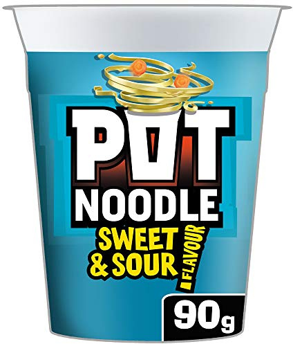 Pot Noodle Sweet & Sour Standard 90 g, Pack of 12