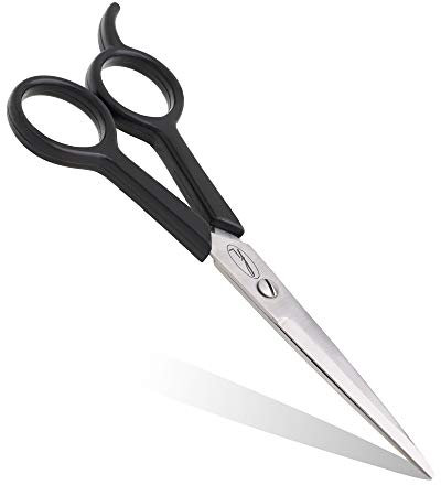 Fine Lines Hairdressing Scissors 6in with Hook - Anti-Rust Barber Shears for Hairdressers - Ergonomic Cutting Tool for Men, Women & Children - Sharp Stainless Steel for Grooming & Styling