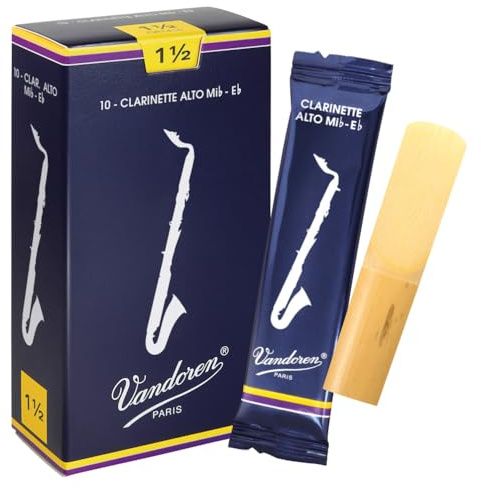 Vandoren CR1415 Traditional Alt-Klarinetten Blätter, 10 Einheiten