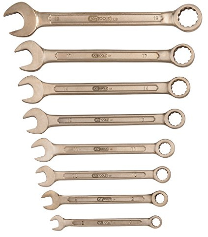 KS Tools 963.7305 BRONZEplus Ringmaulschlüssel-Satz, abgewinkelt 12-tlg. 10-32mm