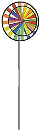 GÜNTHER FLUGSPIELE GÜNTHER FLUGSPIELE 1304 - Carillon coloré Twin Wheel, env. 28 x 70 cm, comme décoration pour le jardin, la terrasse et le balcon, résistant aux intempéries et à la lumière