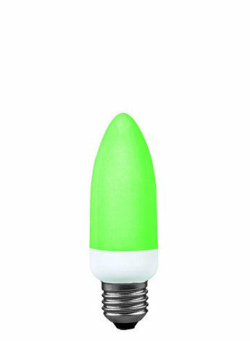 5W Paulmann 880.40 ESL Energiesparlampe Kerze E27 Grün Leuchtmittel Candle Green
