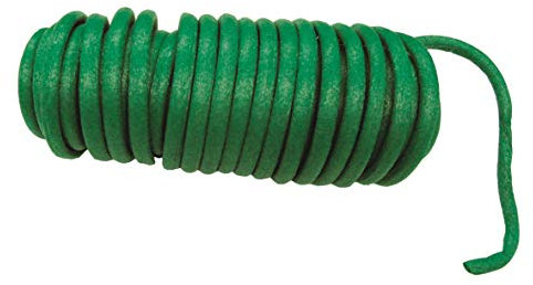 Meister Baumanbinder 10 m - Flexibler & biegsamer Gartendraht - Mit pflanzenschonendem Gummiüberzug - Frei zuschneidbar - Grün - Aus Polyethylen / Bindedraht / Baumbinder mit Drahtkern / FLOR78735