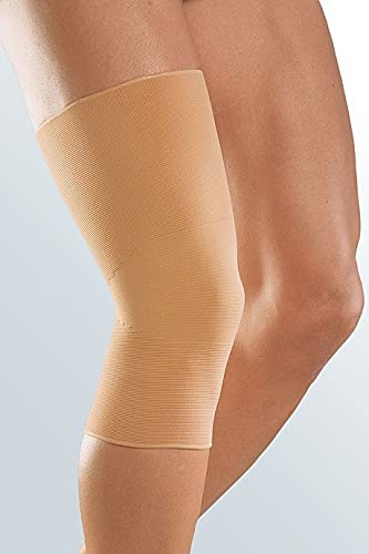 medi Zweizug Kniebandage - Bandage unisex - Größe III - Kniebandage zur Weichteilkompression - Beidseitig tragbar - caramel