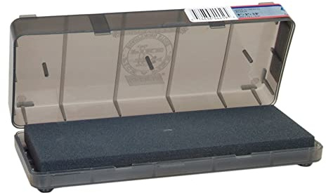 Norton 5459 Piedra de aceite de banco Crystolon de 8 x 3 x 1/2 pulgadas
