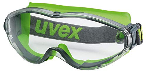 uvex ultrasonic Vollsichtbrille - Schutzbrille - Überbrille für Brillenträger - Außen kratzfest, innen dauerhaft beschlagfrei