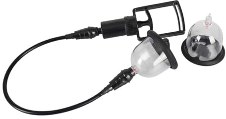 Bad Kitty Vibrating Nipple Clit- erotische Nippelsauger für Frauen und Paare, Vakuumpumpe mit Vibration für intensive Stimulation der Brustwarzen, transparent, 1 Stück (1er Pack)