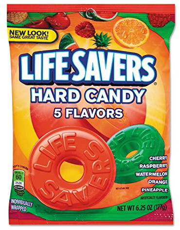 Lifesavers Hard Candy 5 Flavors (177g)