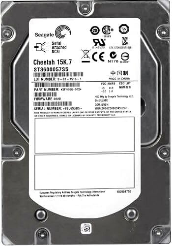 Seagate Cheetah 15K ST3600057SS,Hard Drive,600 GB,Internal,8.9 cm (3.5),SAS 6Gb/s Seagate Cheetah 15K ST3600057SS,SAS 6Gb/s,15 Gb/s 000 rpm. M,Buffer: 16 MB