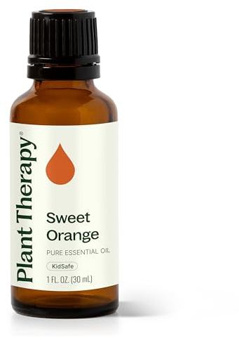 Plant Therapy Sweet Orange Essential Oil 100% Pure, Undiluted, Natural Aromatherapy, Therapeutic Grade 30 mL (1 oz)