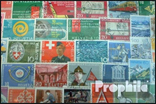 Suiza 100 varios sellos (sellos para los coleccionistas)