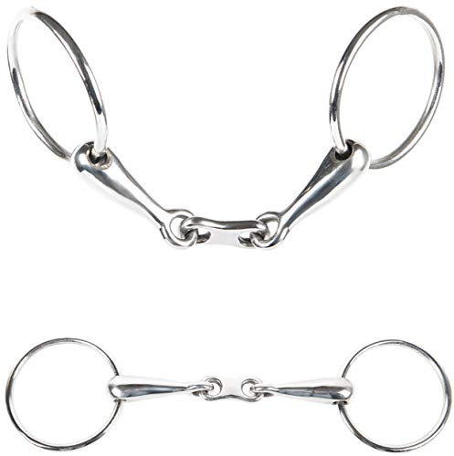 Harry´s Horse Wassertrense doppelt gebrochen Flat link 16mm, Größe:13.5