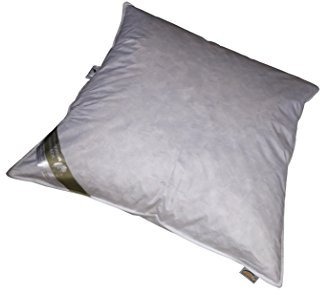 Betten Hofmann Canada Flachkissen für Kinder 80x80 cm Kinderkissen, Federkissen 30% Daunen, waschbar, Naturprodukt,