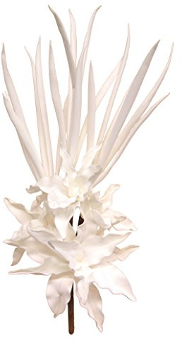 Flair Flower Soft-Blumenarrangement Kunststoff, weiß, 77 x 28 x 18 cm
