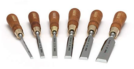 Narex Holzmeißel, Premium-Qualität, geschliffen, 6-teiliges Set