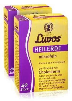 Luvos Heilerde mikrofein (2er Pack) - Kapseln zum Einnehmen (2x40 Kapseln)
