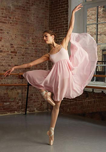 Capezio kamisole imperium klänning ärmlös dansklänning -vuxna Shell Pink L
