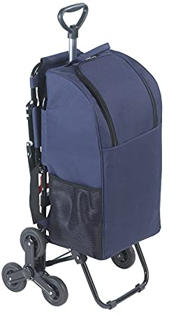 Maximex Chariot de courses avec siège système de 3 roues Argent mat