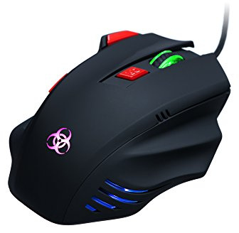 Connect IT Biohazard for Gamers Laser Mouse Black