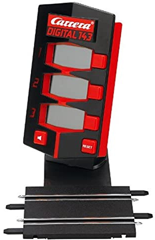 Carrera Digital 143 I Rundenzähler für Rennbahn-Set | Rennbahnen und lizensierte Slotcars | bis zu 4 Spieler | Mit Sound
