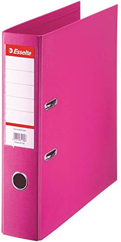 Esselte Standard, 1x classeur à Levier, Fuchsia, Dos de 75 mm, A4, PP, 320350