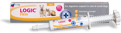 Logic Firm Digestive Support | Dog And Cat Diarrhea Digestive Aid | Logic Firm For Dogs & Puppies | Logic Firm For Cats & Kittens | Gut Health Cat Probiotics | Small Dog Probiotics | 10ml