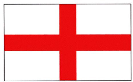 England St George Flag Interior Car Window Sticker