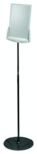 Durable Infoständer mit Acryl-Sichttafel A4, höhenverstellbar, anthrazit/grau, 558957