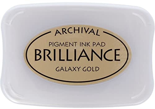 Tsukineko BR000091 Brilliance Galaxy Pad, Goldtinte