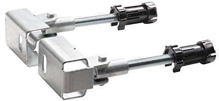 Geberit Bausatz Ecklösung Duofix, 11835001, tiefenverstellbar, 2 Gewindestangen M10, 21102 4