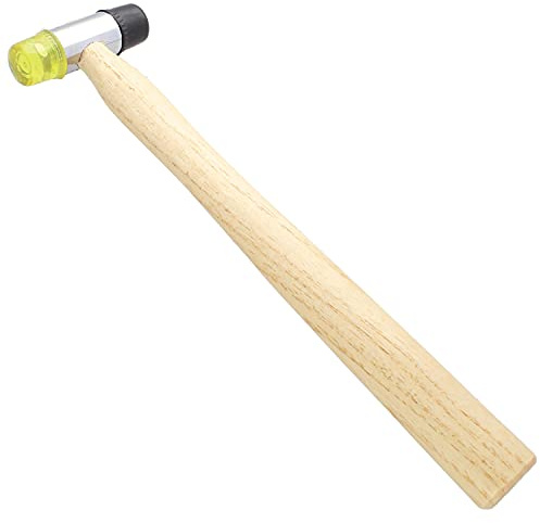 Beadaholique Marteau de bijoutier en Caoutchouc Plastique avec tête en métal 2-1/2