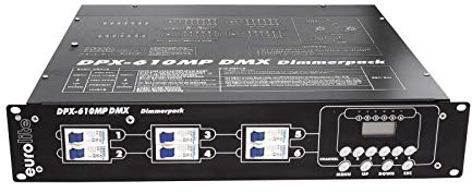 EUROLITE DPX-610 MP DMX Dimmerpack | 6 x10A-Dimmer für DMX und analoge Signale mit zwei 16-pol. Multipin-Outs
