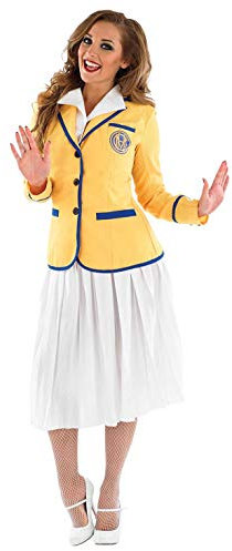 Fun Shack Womens Holiday Camp Fancy Dress Costume, 80s Fancy Dress For Women, Halloween Costumes for Women, Happy Costume X-Large