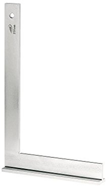 Helios Preisser Schlosserwinkel mit Anschlag (Spezialstahl, Stahl- und Metallbau, Schenkellänge 300 x 180 mm) 0374 416