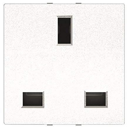 Niessen N2237 BL - Base enchufe british standard blanco