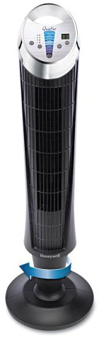 Honeywell QuietSet 8 Speed Whole Room Tower Fan in Black