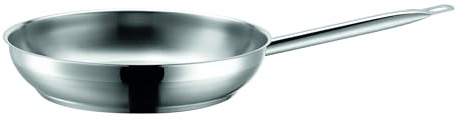 Mäser, Serie Professional, Bratpfanne 28 cm, Pfanne aus hochwertigem Edelstahl 18/10, Induktion