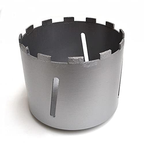 3S SuperSamaStore Fresa Foretto Diamantata Diametro 200 Mm per Carotaggi Muratura e Mattoni, Attacco 1/2 Femmina Passo Gas, Altezza 160 Mm