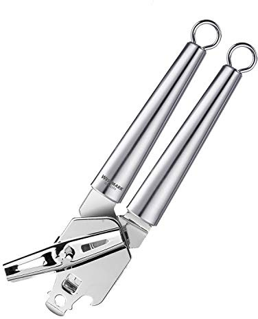 Westmark Zangendosenöffner mit Kapsel- und Deckelheber, Länge: 21,3 cm, Rostfreier Edelstahl, Glory, Silber, 18392270