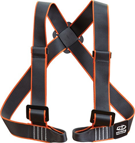 Climbing Technology Torse 7h149afctstd Geschirr, Schwarz/Orange, Einheitsgröße