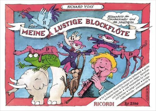 Meine lustige Blockflöte - Bd. 1, Sopranblockflöte, deutsch