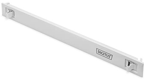 DIGITUS 19 Blindlock - 1U - Panel för nätverks- och serverskåp - Rackpanel - Snap-In - ABS-plast - Grå
