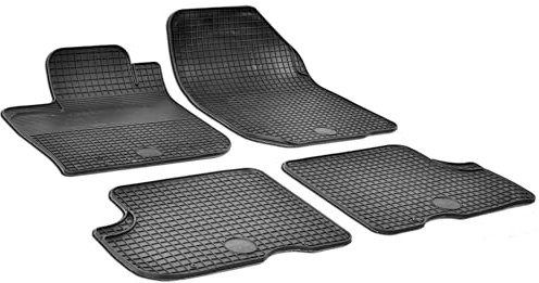 Walser DirtGuard Gummi Fussmatten Auto für Dacia Duster (HS) 2010-2018, Duster II (HM) 2017-2024, Logan 2004-2012, Logan MCV 2007-2020, Sandero 2008-2012, 100% passgenaue Auto Fußmatten
