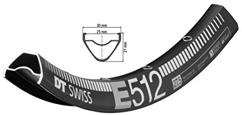 DT Swiss Felge Felge 2040012800, schwarz, 6.5mm, RTE05165028S011294